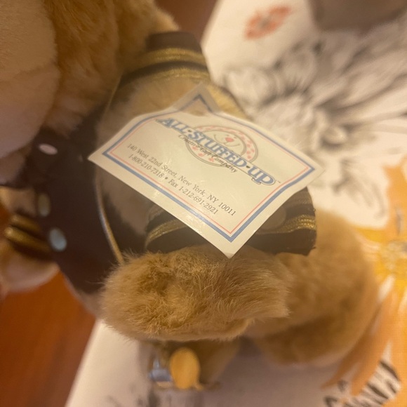 Henri Bendel limited Edition Plush Bear with Brown and Gold Outfit - Picture 3 of 16